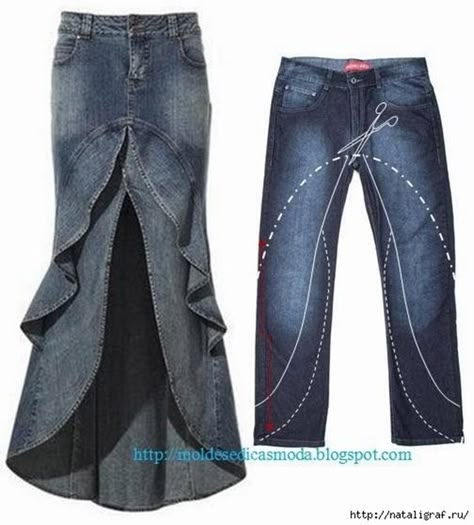 Repurpose Old Jeans, Bohemian Jeans, Clothes Makeover, Vestiti In Jeans, Diy Vetement, Jean Crafts, Denim Ideas, Denim Crafts, Kids Fabric