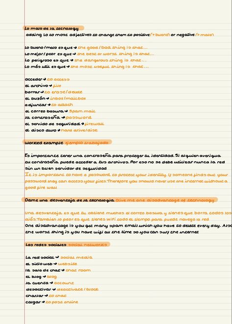 Spanish Revision Notes, Spanish Gcse, Gcse Spanish Revision, Gcse Spanish, Spanish Notes Pretty, Spanish Gcse Revision, Spanish Revision, Spanish Notes Ideas, Spanish Study Notes