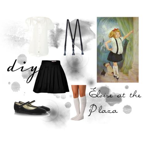 DIY Eloise at the Plaza Halloween Costume by bngrawe on Polyvore featuring By ZoÃ©, Halston Heritage, Falke, Marc Jacobs, Peuterey and diy halloween Eloise Halloween Costume, Eloise At The Plaza, Fright Night, Amazing Ideas, Halston Heritage, The Plaza, Diy Costumes, Diy Halloween, Kids Stuff