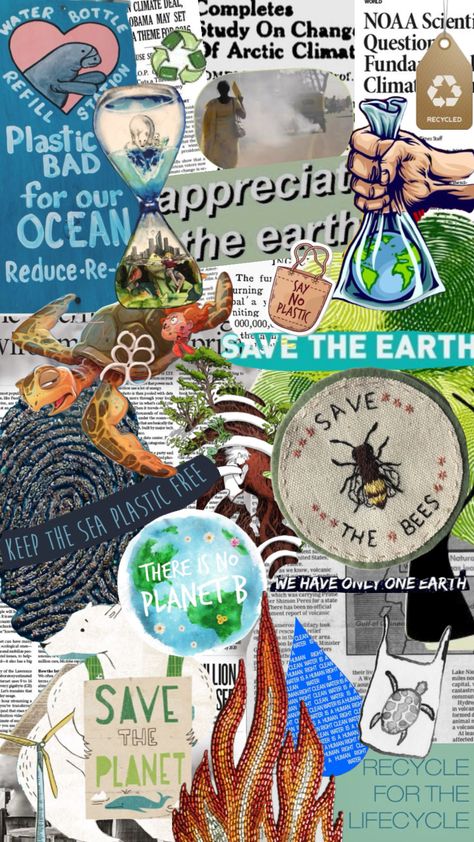 Save the Earth by DreamWalker How To Save The Environment, Sustainable Architecture Poster, Save Earth Collage, Save Earth Aesthetic, Environmental Scientist Aesthetic, Save The Earth Wallpaper, Photopea Edits, Enviormentalist Aesthetic, Save The Earth Art