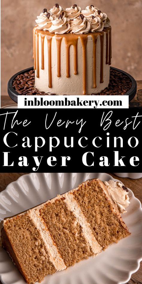 Popular Cake Flavors And Fillings, Latte Cake Recipes, Fun Cake Flavor Combinations, Winter Cake Flavors, Coffee Lover Cake, Fall Cake Flavors, Unique Cake Recipes, Coffee Flavored Cake, Cake Flavor Combinations