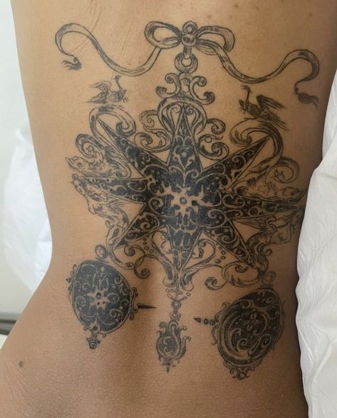 Big Back Piece Tattoos For Women, Back And Spine Tattoos, Shoulder To Neck Tattoos For Women, Mystical Tattoos, Back Piece, Back Tattoo Women, 1 Tattoo, Baby Tattoos, Back Tattoos