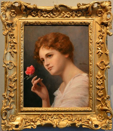 Portrait of a lady Gold Framed Classic Art, Classic Paintings Of Women Portraits, Antique Portrait Painting, Portrait Frames, Antique Glaze, Pencil Png, Victorian Oil Painting Portraits, Ornate Frames, Oil Painting Frames