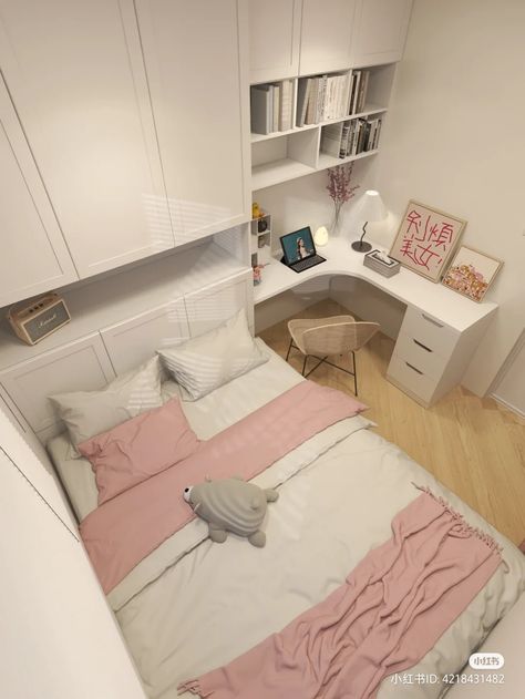 2024 Manifesting, Small Room Makeover, Tiny Bedroom Design, Small Bedroom Inspiration, Small Bedroom Interior, Cool Room Designs, Small Room Design Bedroom, Aesthetic Interior, House Redesign