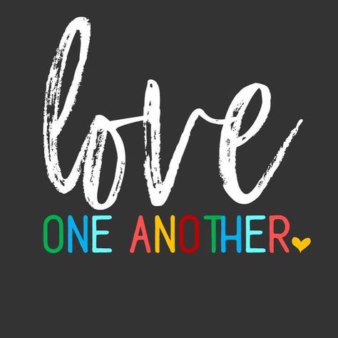 Shannon Long on Instagram: ““A new command I give you: Love one another. As I have loved you, so you must love one another. By this everyone will know that you are my…” Love One Another Quotes, Inspirational Quote Prints, One Year Bible, Love Quotes Funny, Love One Another, We Are The World, Love Quotes For Her, Worship Songs, House Art