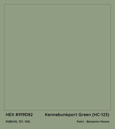 Kennebunkport Green Benjamin Moore, Kennebunkport Green, Green Benjamin Moore, Munsell Color System, Analogous Color Scheme, Paint Color Codes, Rgb Color Codes, Hexadecimal Color, Rgb Color Wheel