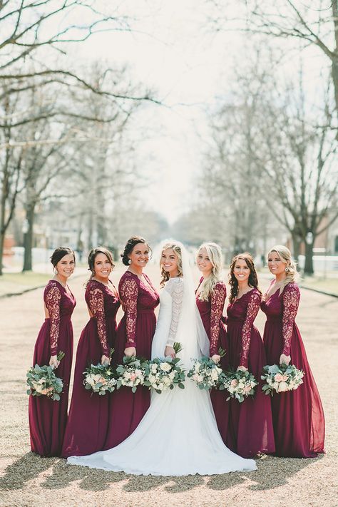 Burgundy And Gray Wedding, Burgundy Gray Wedding, Burgundy And Grey Wedding, Light Grey Bridesmaid Dresses, Candle Lit Reception, Wine Red Wedding, Western Illinois University, Starved Rock State Park, College Sweethearts