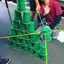 Image result for teamwork plastic cups Group Team Building Activities, Team Building Activity, Team Building Games, Youth Games, Youth Group Games, Building Games, Stem Challenges, Team Games, Camping Games