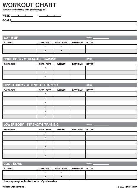 Free Workout Chart | Printable Weight Lifting Chart Template Weight Lifting Chart, Healthy Weight Charts, Personal Training Marketing, Weight Training Schedule, Workout Plan Template, Free Weight Workout, Workout Template, Personal Fitness Trainer, Weight Charts