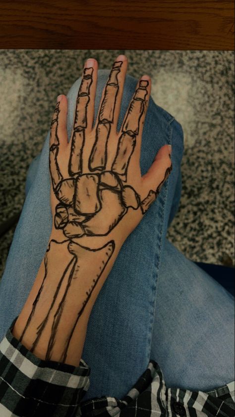 #handdrawing #skeleton #doodle #inkdrawing #skeletonhand Skeleton Doodle, Skeleton Hand Drawing, Skeleton Hands Drawing, Skeleton Hand, Skeleton Hands, Hand Drawing, Ink Drawing, Skeleton, How To Draw Hands