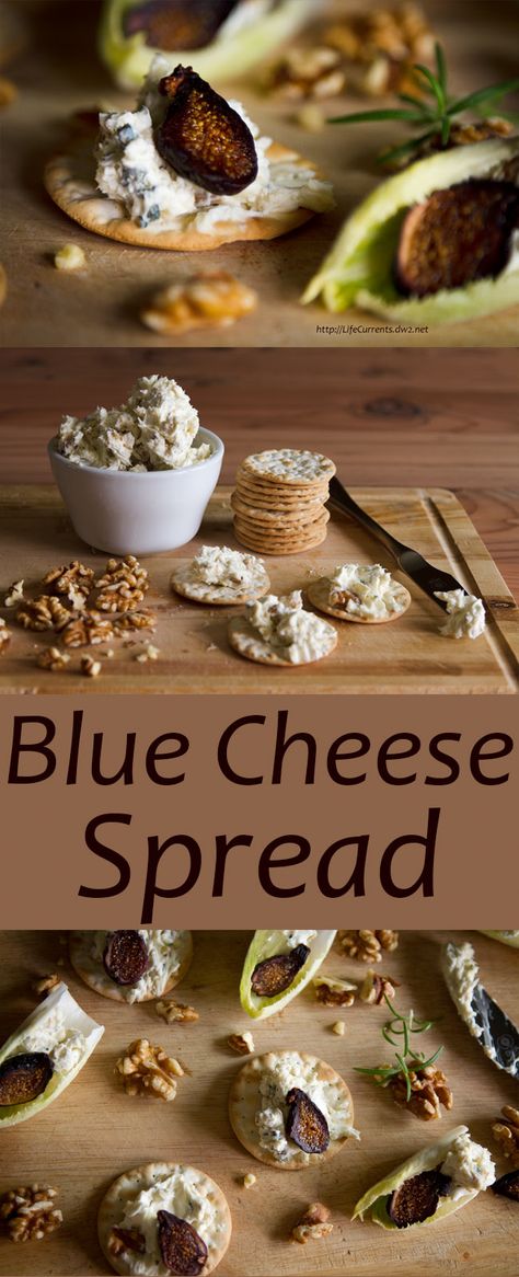 Blue Cheese Spread - delicious appetizer - Life Currents Whipped Blue Cheese, Blue Cheese Spread, Blue Cheese Appetizers, Cheese Spread Recipes, Blue Cheese Recipes, Cheese Spreads, Snack Easy, Blue Cheese Dip, Easy To Make Appetizers