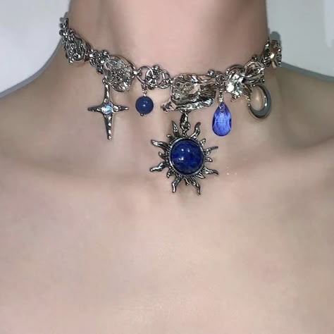 Whimsigoth Style, Sun Pendant, Fairy Jewelry, Choker Jewelry, Statement Choker, Dope Jewelry, Jewelry Lookbook, Fancy Jewelry, Jewelry Choker