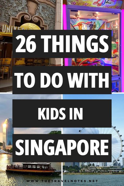 29 things to do with kids in Singapore Singapore With Kids, Things To Do In Singapore, Travel Notes, Things To Do With Kids, Kid Friendly Activities, Family Adventure, Walking Tour, Fun Things, Theme Park