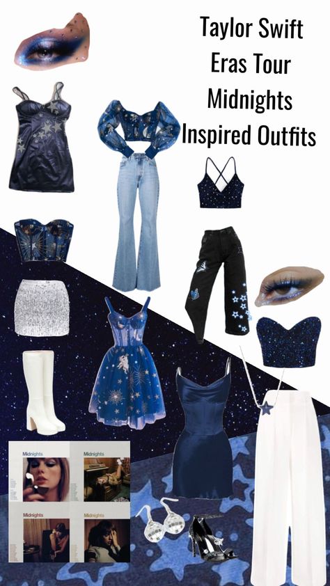 Check out sahanapk922's Shuffles #taylorswift #taylorswiftaesthetic #taylornation #taylorsversion #midnights #midnightstaylorswift #midnightsalbum #midnightsaesthetic #midnightsoutfits #erastour Taylor Swift Midnights Outfit Aesthetics, Taylor Swift Eras Outfits Midnights, Taylor Swift Midnights Fashion, Midnights Ts Outfits, Midnights Concert Outfit Ideas, Taylor Swift Bounding, Midnight Taylor Swift Outfit Ideas, Taylor Swift Eras Midnights Outfits, Taylor Swift Outfits Midnights Era