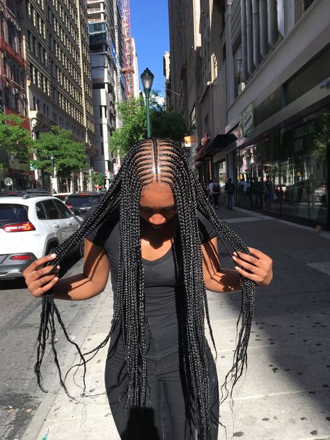 Get three layered tribal braids done by hairbyher 💁🏾✨ Three Layer Feed In Braids, Three Layer Braids, Layered Braids, Braids French, Goddess Crown, Girl Braided Hairstyles, Feed In Braids, Bob Braids, Braids Twist