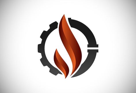 Vector fire flame icon oil and gas indus... | Premium Vector #Freepik #vector #petrol-logo #logo-illustration #petroleum-logo #fuel-logo Oil And Gas Logo, Petroleum Logo, Fuel Logo, Industry Logo Design, Flame Icon, Petrol Logo, Oil And Gas Industry, Logo Design Concept, Energy Logo