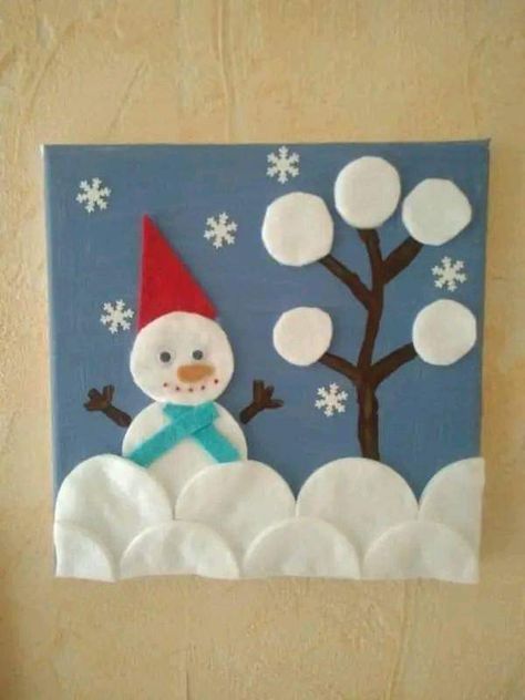 Ideas Decoracion Navidad, Easy Winter Crafts, 2023 Crafts, Christmas Cards Kids, Christmas Crafts For Kids To Make, Christmas Arts And Crafts, Fun Christmas Crafts, Winter Crafts For Kids, Preschool Christmas