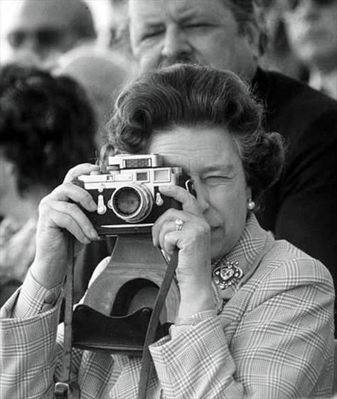 HRH Queen Elizabeth II and her Leica