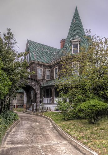 Driveway | by LennyNJ Victorian Driveway, Quaint Homes, Spring Lake Nj, Storybook Homes, Victorian Style Homes, Ocean Grove, Primitive Homes, Horse And Buggy, Interesting Buildings