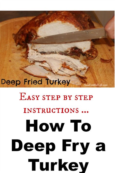 How To Deep Fry a Turkey Fried Turkey Rub Recipes, Turkey Rub Recipes Thanksgiving, Frying Turkey, Fry Turkey, Deep Fried Turkey Recipes, Turkey Rub Recipes, Turkey Cooking Times, Turkey Rub, Fried Turkey Recipes