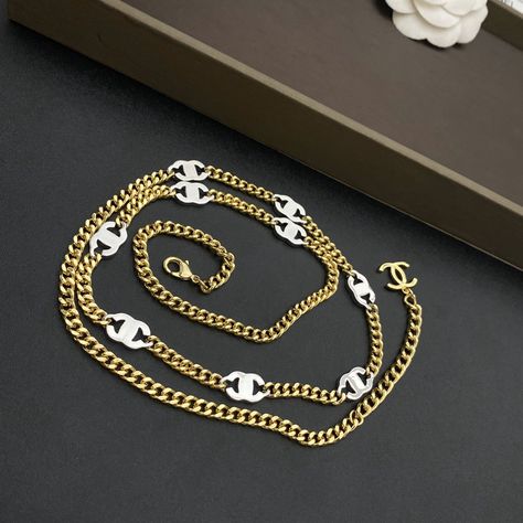 Chanel chain belt