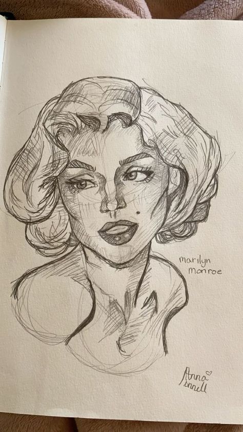 Marilyn Monroe Portrait Drawing, Portrait Drawing Of Celebrities, Marilyn Monroe Sketch Easy, Paintings Of Celebrities, Marilyn Monroe Drawings, Marilyn Monroe Drawing Sketches, Celebrity Portraits Drawing Easy, Marilyn Monroe Drawing Easy, Marlyne Monro Drawings