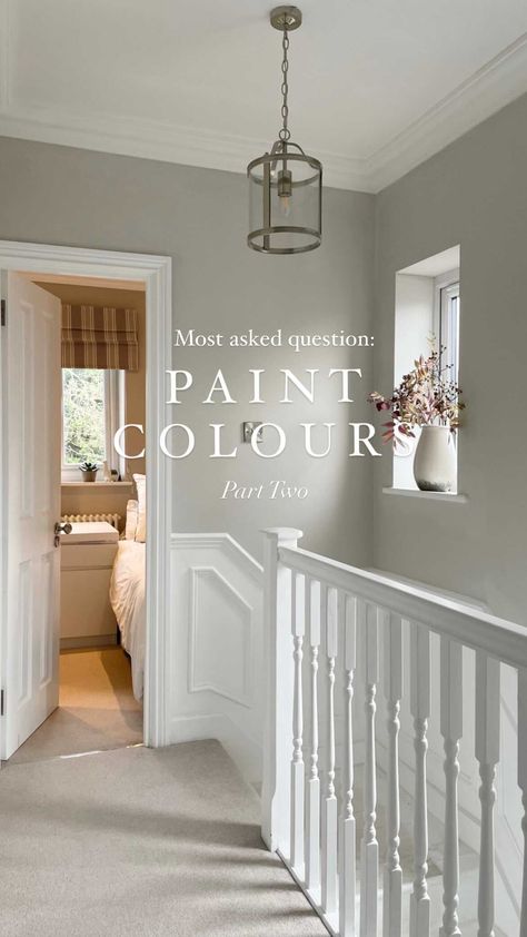 Neptune Driftwood Paint, Neptune Bedroom, Hallway And Stairs Ideas, Neptune Bathroom, Hall Paint Colors, Skirting And Architrave, Stairs And Hallway Ideas, Hallway Paint Colors, Landing Ideas