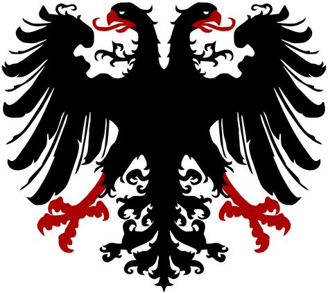 Eagle of the Holy Roman Empire Empire Wallpaper, Imperiul Roman, Historical Flags, Double Eagle, Double Headed Eagle, Holy Roman Empire, Empire Romain, Germany Flag, German Flag