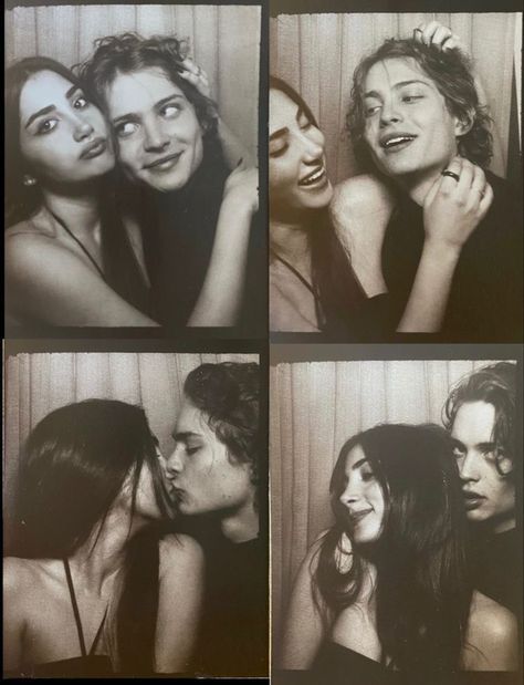 Picture Booth, Soulmate Sketch, A Soulmate, Photobooth Pictures, The Love Club, Cute Relationship Goals, Hopeless Romantic, Couple Aesthetic, Cute Couple Pictures