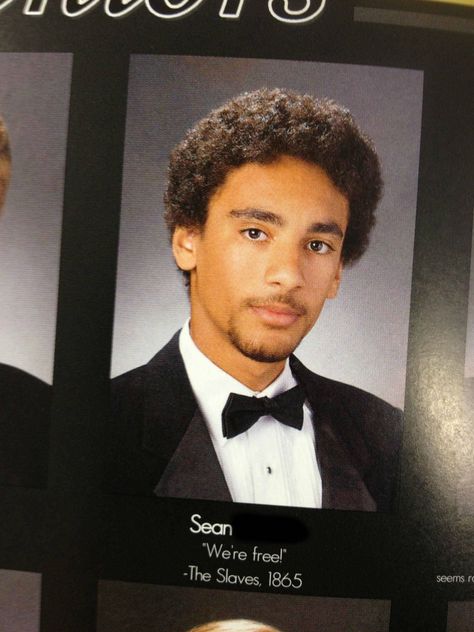 Senior quote of the only black kid at my school Best Yearbook Quotes, Senior Yearbook Quotes, Funny Yearbook Quotes, Funny Yearbook, Grad Quotes, Senior Quotes Funny, Xavier Rudd, Yearbook Quotes, Funny Black People