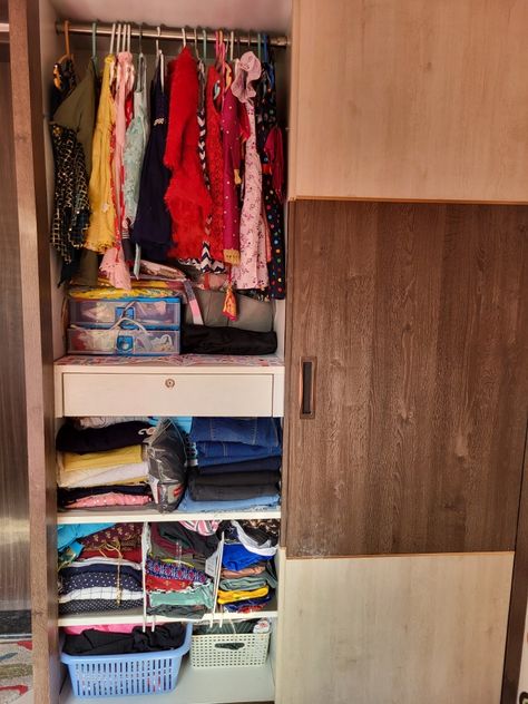 Cupboard organization #small #Cupboard #decluter #babygirl #clothes #arrangements Cupboard Organization, Small Cupboard, Cupboard, Quick Saves, Clothes