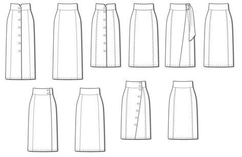 Straight Skirt Pattern, Free Pattern Download, Coat Pocket, Shirt Cuff, Simplicity Patterns, California Style, Straight Skirt, Vintage Coat, Pants Pattern