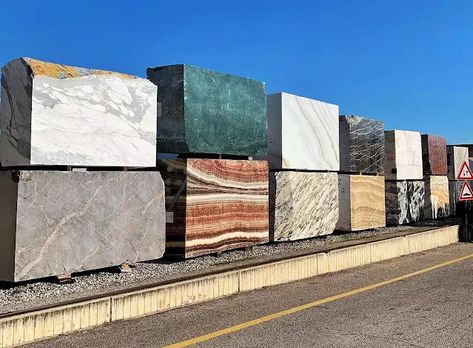 Blocks of quartzite and marble Super White Quartzite, Mountain Formation, White Quartzite, Marble Block, Color Design Inspiration, Quartzite Countertops, Sedimentary Rocks, Metamorphic Rocks, Types Of Opals