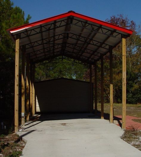 Carports & RV Covers - Tool Time Buildings Rv Covered Parking, Rockwood Roo, Rv Carports, Rv Covers, Garage Workshop Layout, Workshop Layout, Steel Siding, Rv Cover, Carport Garage