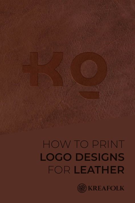 Master the technique of printing logo designs on leather! Discover unique tips to make your design impactful on this luxurious medium. Let's tune in! Leather Logo Design Branding, Printing Logo, Leather Ideas, Make Your Logo, Bags Logo, Unique Canvas, Unique Materials, Leather Conditioner, Logo Design Creative