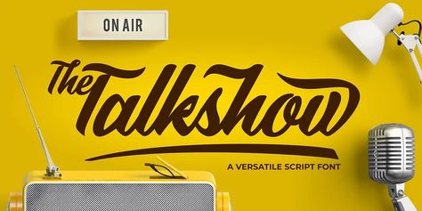 The Talkshow Font | Webfont & Desktop | MyFonts Popular Script Fonts, Lettering Quotes, Handwritten Fonts, Display Font, Sans Serif Fonts, Script Fonts, New Fonts, Script Font, Serif Fonts