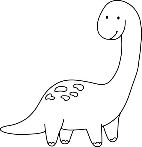 Dino Line Art, Cartoon Outline, Dinosaur Outline, Tye Dye Patterns, Dye Patterns, Cartoon Dinosaur, Icon Icon, Outline Drawings, Vector Art