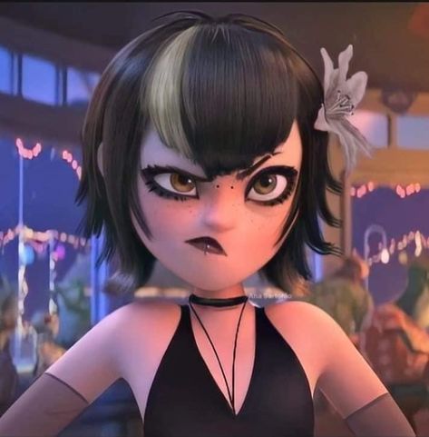 Mavis Hotel Transylvania, Mavis Dracula, Vintage Wallpapers, Hotel Transylvania, Goth Aesthetic, Cartoon Profile Pics, Music Mix, Cute Profile Pictures, Female Character Design