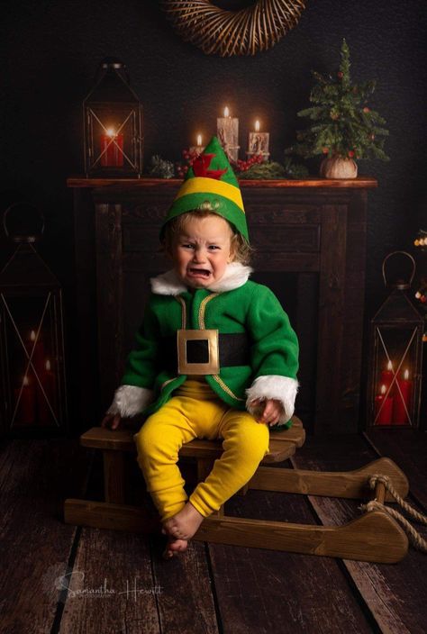 Buddy The Elf Costume, Elf The Movie, Green Elf, Toddler Photoshoot, Elf Movie, Elf Clothes, Elf Costume, Toddler Halloween Costumes, Buddy The Elf