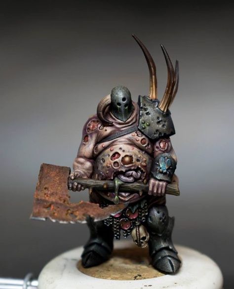 Lord Of Plagues, Nurgle Miniatures, Nurgle Art, Maggotkin Of Nurgle, Warhammer Nurgle, Nurgle 40k, 40k Nurgle, Knitting Basket, Chaos 40k