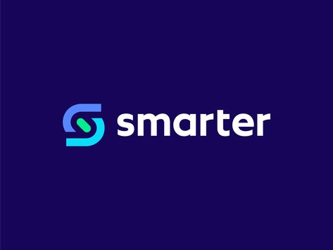 smarter by Deividas Bielskis on Dribbble Golf Logo Design, Shopping Logo, Logos Graphic Design, Fresh Logo Design, Coffee Shop Logo Design, Tree Logo Design, Lab Logo, Inspiration Logo Design, Logo Design Collection