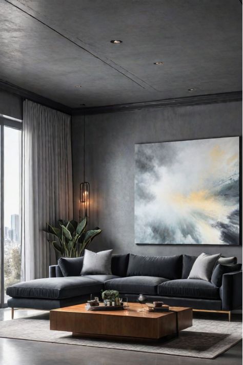 Take your living room from drab to fab with these 5 essential modern pieces. Learn how to create a space that will impress your guests and make you swoon. Man Living Room Ideas, Masculine Modern Living Room, Modern Masculine Living Room, Luxury Apartment Living Room, Man Living Room, Masculine Apartment, Contemporary Style Living Room, Masculine Living Rooms, Minimal Living Room