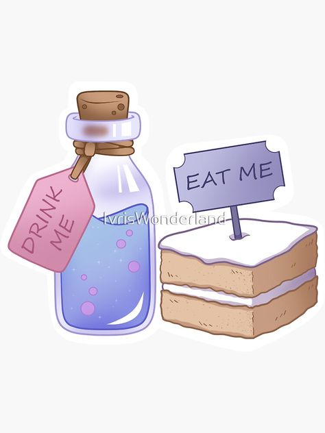 Drink Me Potion Eat Me Cake #cute #wonderland #potion #cake Alice In Wonderland Potion, Drink Me Potion Alice In Wonderland, Alice Drink Me Bottle, Drink Me Bottle Alice In Wonderland, Drink Me Potion, Alice And Wonderland Drawings, Eat Me Alice In Wonderland Drawing, Alice In Wonderland Eat Me, Eat Me Drink Me Alice In Wonderland