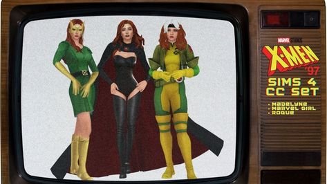 Xmen Sims 4 Cc, Sims 4 X Men Cc, Sims 4 Cc Xmen, Sims 4 Superhero Cc, Rogue Xmen, Sims 4 Cheats, Cc Sims4, Sims Free Play, Play Sims