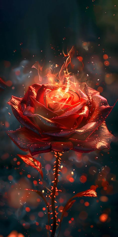 Burning Roses Wallpaper, Black Rose With Fire, Rose On Fire Painting, Fire And Ice Roses, Black Rose On Fire Wallpaper, Black Roses Wallpaper, Butterfly Gif, Tattoo Catalog, Cute Images For Wallpaper