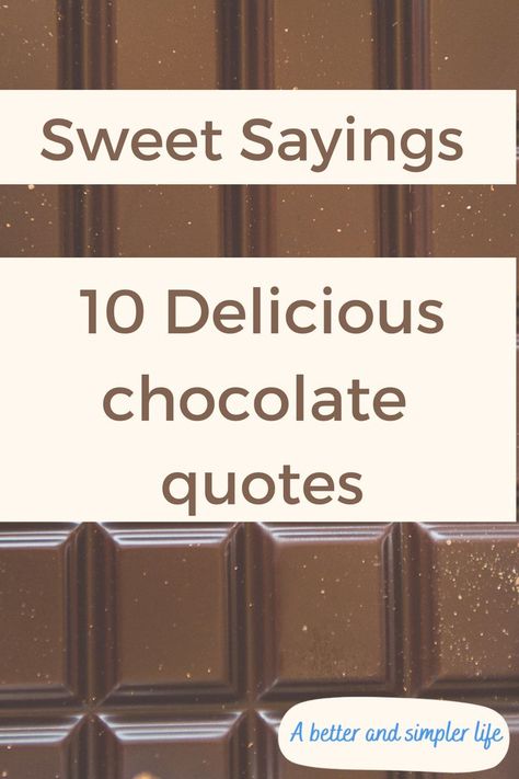 Sweet-toothed people! 10 delicious chocolate quotes. Wonderful excuses to enjoy this delight... Celebrating International chocolate day :) Chocolate Day Quotes, International Chocolate Day, Deanna Troi, Chocolate Quotes, Star Trek The Next Generation, Chocolate Day, Sweet Quotes, Sweet Chocolate, Now And Then