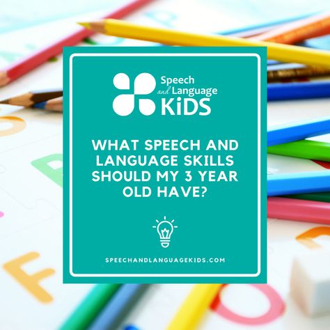 This page is all about 3 year old speech and language skills.  Keep in mind that these milestones are based on research about typically-developing children but this information is not meant to diagnose a speech-language delay or disorder.  There is a wide range of "normal" and just because your child is slightly delayed in a few Speech Milestones, Language Milestones, Toddler Speech, Language Delay, Development Milestones, Language Skills, Speech And Language, Speech Therapy, Milestones