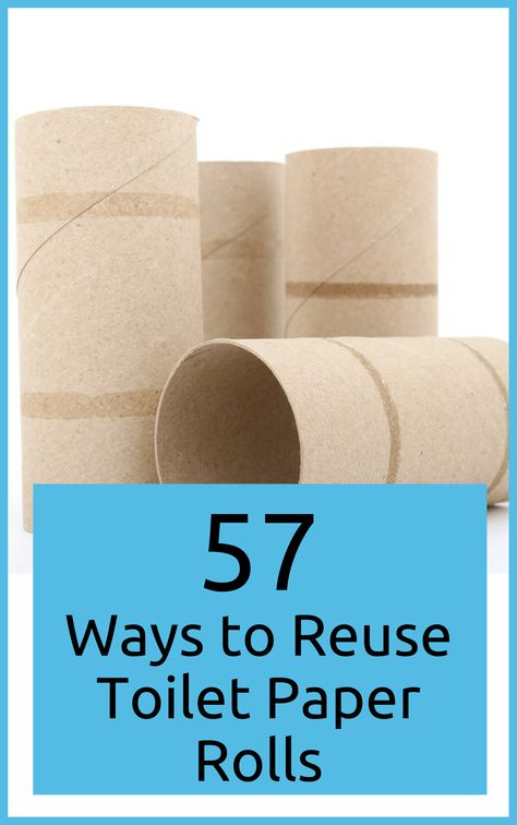 57 Ways to Reuse Toilet Paper Rolls  #ToiletPaperRollsCrafts Reuse Toilet Paper Rolls, Toilet Paper Roll Diy, Toilet Paper Art, Toilet Roll Craft, Rolled Paper Art, Toilet Paper Tube, Toilet Paper Crafts, Diy Toilet, Toilet Paper Rolls