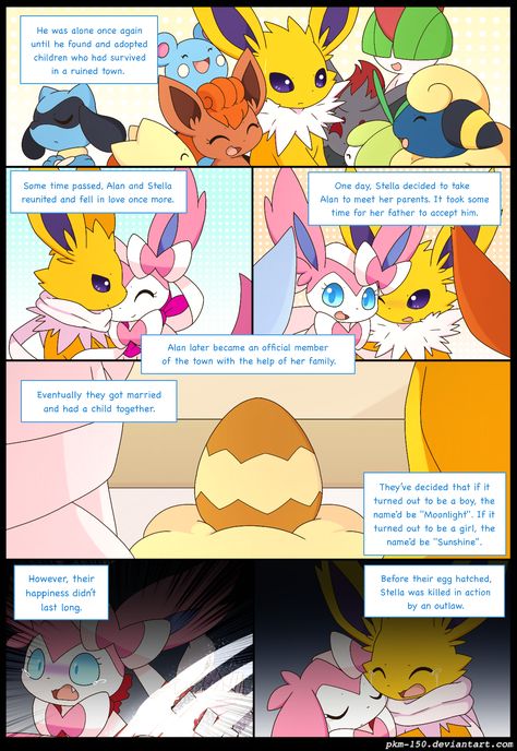 ES: Special Chapter 12B -Page 34- by PKM-150 on DeviantArt Eeveelution Comic, Eeveelution Squad, Eevee Comic, Eevee Cute, Pokemon Eevee Evolutions, Pokemon Dolls, Kirby Character, Pokémon Art, Pokemon Eeveelutions