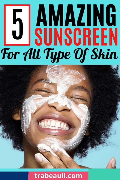 sunscreen for face All Natural Skin Care Routine, Face Sun, Best Sunscreen, Type Of Skin, Types Of Skin, Best Sunscreens, All Natural Skin Care, Natural Skin Care Routine, Best Face